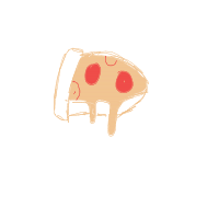 pizza slice drawing by thegoatofallgiats in Artbitrator