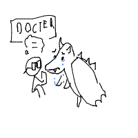 dragon in therapy drawing by tessa9 in Artbitrator
