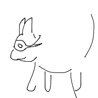 sneaky fox drawing by iluvbunnys427 in Artbitrator