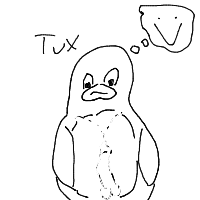 excited penguin drawing by guest-d5jwf1nww in Artbitrator