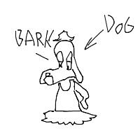dog in costume drawing by guest-d5jwf1nww in Artbitrator
