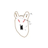 grumpy dog drawing by tmakkarz in Artbitrator