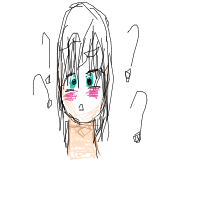 confused face drawing by potatokawai67 in Artbitrator