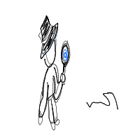 detective solving crime drawing by augurylynx in Artbitrator