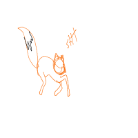 sneaky fox drawing by augurylynx in Artbitrator