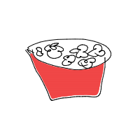 popcorn overflowing drawing by dantasrenato in Artbitrator