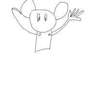 mickey mouse drawing by mathgazilhao in Artbitrator