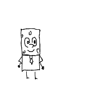 spongebob drawing by tessa9 in Artbitrator