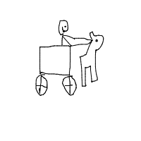 chariot race drawing by tessa9 in Artbitrator