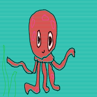 octopus drawing by fruit_loops1 in Artbitrator