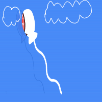 balloon floating away drawing by findjidkn in Artbitrator