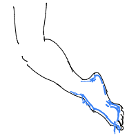 cold feet drawing by picasoda in Artbitrator