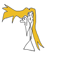 dramatic hair flip drawing by pipszi in Artbitrator