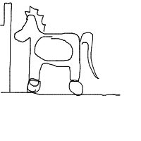 trojan horse drawing by pipszi in Artbitrator