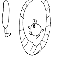 hamster on wheel drawing by impicklerick293 in Artbitrator