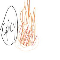 spicy food drawing by guest67 in Artbitrator