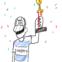 underdog victory drawing by fishburst400 in Artbitrator