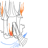 castle siege drawing by fishburst400 in Artbitrator