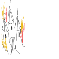 castle siege drawing by fishburst400 in Artbitrator