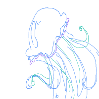 jellyfish drawing by fishburst400 in Artbitrator