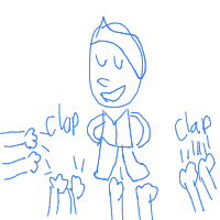 standing ovation drawing by noorthebest in Artbitrator