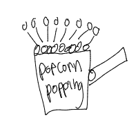 popcorn popping drawing by noorthebest in Artbitrator