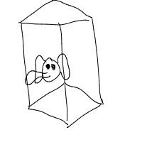elephant in room drawing by noorthebest in Artbitrator