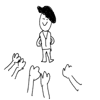standing ovation drawing by noorthebest in Artbitrator