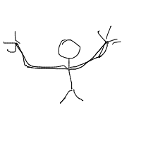 stretching drawing by hbarrett0826 in Artbitrator