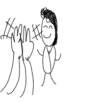 standing ovation drawing by noorthebest in Artbitrator