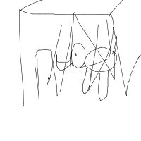 elephant in room drawing by skycraft in Artbitrator
