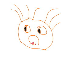 surprised face drawing by karol in Artbitrator