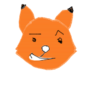 sneaky fox drawing by divvyy in Artbitrator