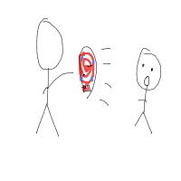 throwing water balloon drawing by mytzuliet in Artbitrator