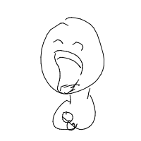 laughing drawing by mrbui in Artbitrator