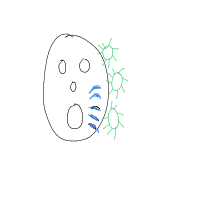 sneezing drawing by andresizquierdo in Artbitrator