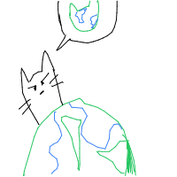 cats planning world domination drawing by boo4u in Artbitrator
