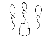 surprise party drawing by boo4u in Artbitrator