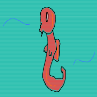seahorse drawing by fruit_loops1 in Artbitrator