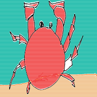 crab drawing by fruit_loops1 in Artbitrator