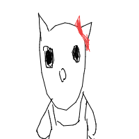 hello kitty drawing by stoopy_clouds in Artbitrator