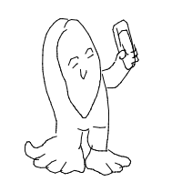 bigfoot taking selfie drawing by phunzn2610 in Artbitrator