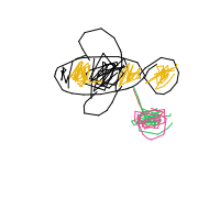 bee carrying flower drawing by guest-c3bpcowqb in Artbitrator