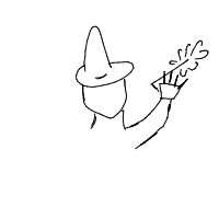 wizard casting spell drawing by guest-6hx7m47l2 in Artbitrator