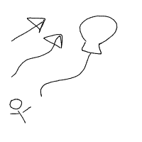 balloon floating away drawing by guest-11hx3z4au in Artbitrator