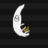 moon eating cheese drawing by yourdad6942026 in Artbitrator
