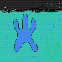 starfish drawing by fruit_loops1 in Artbitrator
