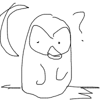 confused owl drawing by bailee in Artbitrator