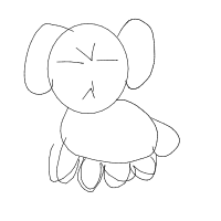 grumpy dog drawing by jessie in Artbitrator