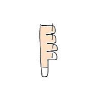 thumbs down drawing by hihuiihulvdsilhushdifalu in Artbitrator